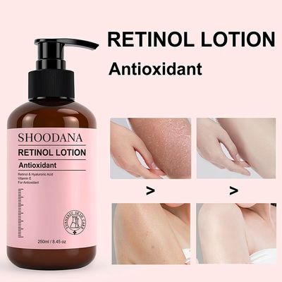 Vegan Herbal Body Lotion with Vitamin C Collagen Retinol Moisturizing Cream for Reduced Wrinkles Fine Lines Skin Care Essential