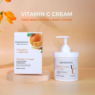 Vitamin C Body Lotion Niacinamide Whitening Cream for Face Underarms Dark Spot Removal Brightening for Knees Elbows Skin Care