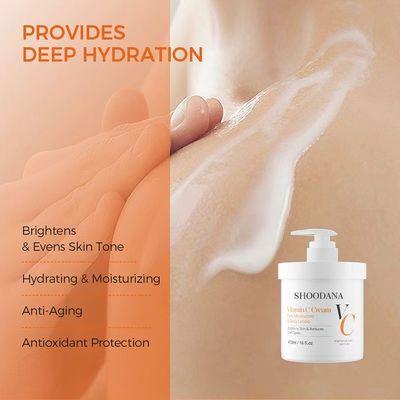 Vitamin C Body Lotion Niacinamide Whitening Cream for Face Underarms Dark Spot Removal Brightening for Knees Elbows Skin Care