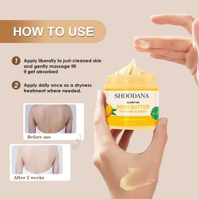 Private Label Vegan Herbal Collagen Whitening Body Lotion Cream with Vitamin C Mandarin & Mango Fragrance for All Skin Types