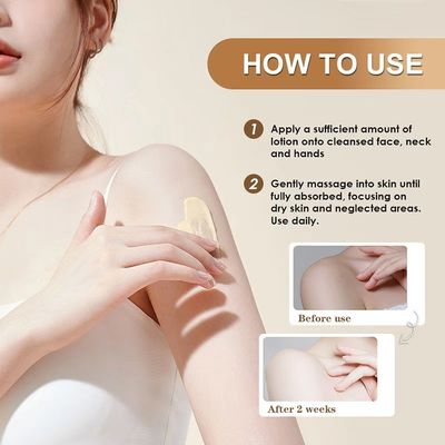 Private Label Vitamin C Collagen Nourishing Revitalizing Body Lotion Cream Aloe Vera Manuka Honey Coconut Oil for All Skin Types