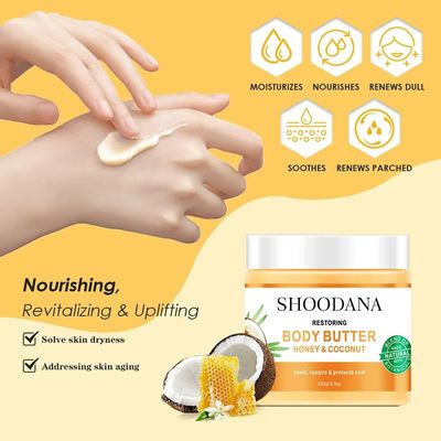 Private Label Vitamin C Collagen Nourishing Revitalizing Body Lotion Cream Aloe Vera Manuka Honey Coconut Oil for All Skin Types