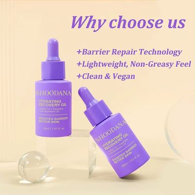 Custom Organic Vegan Vitamin C & Hyaluronic Acid Face Oil for Women Pore Shrinking Anti-Wrinkle Whitening and Revitalizing Serum