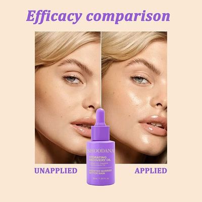 Custom Organic Vegan Vitamin C & Hyaluronic Acid Face Oil for Women Pore Shrinking Anti-Wrinkle Whitening and Revitalizing Serum
