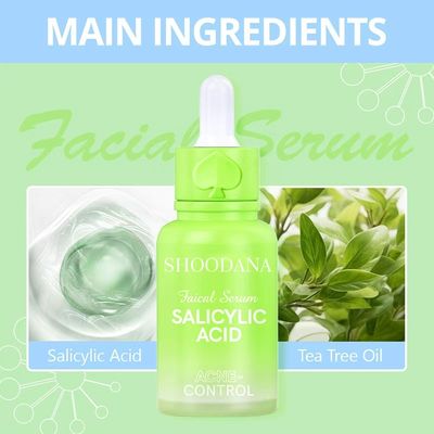 Green Tea Hyaluronic Acid Vitamin C Niacinamide Facial Serum Anti-Wrinkle Face Whitening Skin Lightening Shrink Pores Anti-Aging