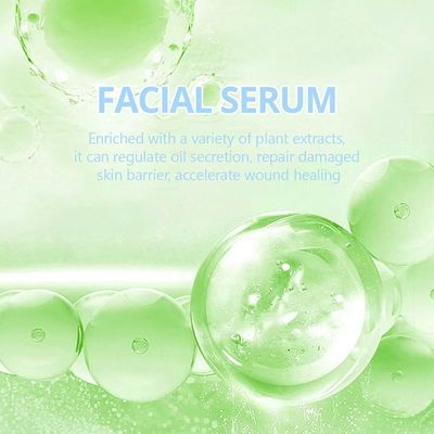 Green Tea Hyaluronic Acid Vitamin C Niacinamide Facial Serum Anti-Wrinkle Face Whitening Skin Lightening Shrink Pores Anti-Aging