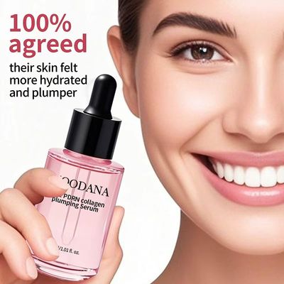 OEM Private Label PDRN Collagen Peptides Hyaluronic Acid Anti-Wrinkle Plumping Serum Glowing Hydrating Firming Skincare