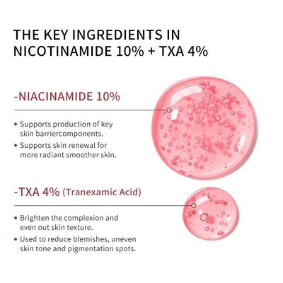 Wholesale Custom 30ml Vegan Liquid Niacinamide 10% Serum OEM ODM Whitening Dark Spot Correcting Face