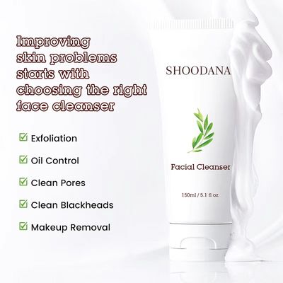 Skinever High Quality Vegan Vitamin C Whitening Facial Cleanser Mini Scrub Cleanser Daily Use Anti-acne Herbal Face Wash