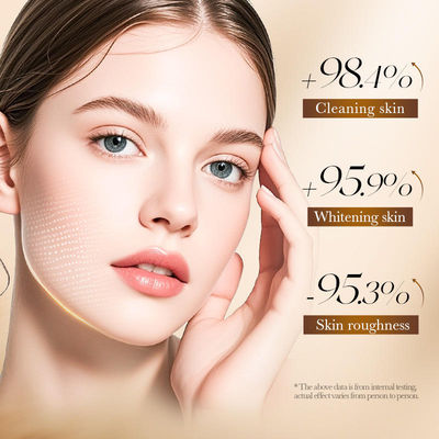 Vegan Hyaluronic Acid & Vitamin C Whitening Skin Pore Cleansing Moisturizing Cream Face Wash with Oil Control