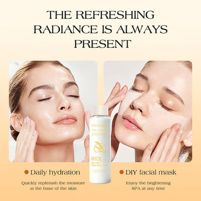 Rice Skin Glow Milky Vegan Liquid Toner Nourishing Anti-Wrinkle Centella Refreshing Hydrating Whitening Face Toner