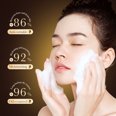 Wholesale Hot Sale Organic Anti Aging Firming Compact Facial Cleanser Deep Cleansing Oil Control Guangdong Skin Care