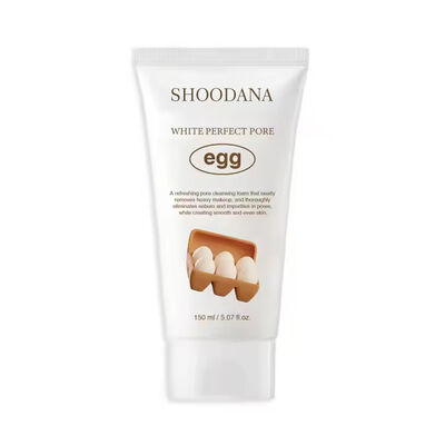 Private Label Pure Egg White Hyaluronic Acid Pore Cleansing Cream Egg Yolk Albumin Facial Cream Cleanser Dry Normal Oily