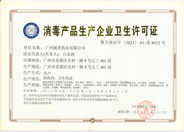 China Guangzhou Winme Pharmacy Co.,Ltd. Certificações